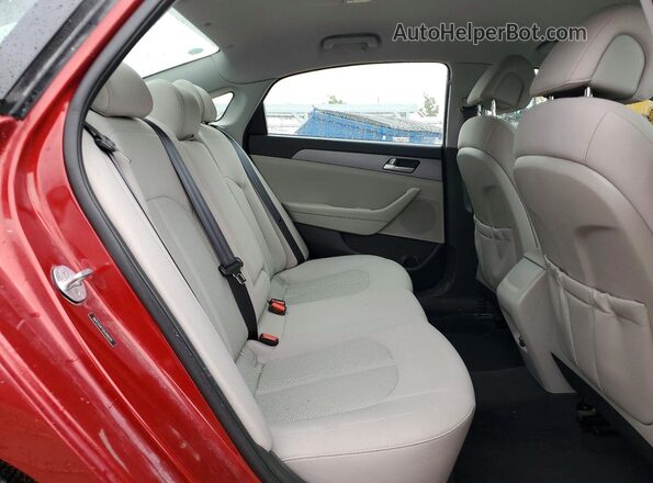 5NPE24AF1GH348235 2016 HYUNDAI SONATA Maroon Հետևի նստատեղերի տեսք