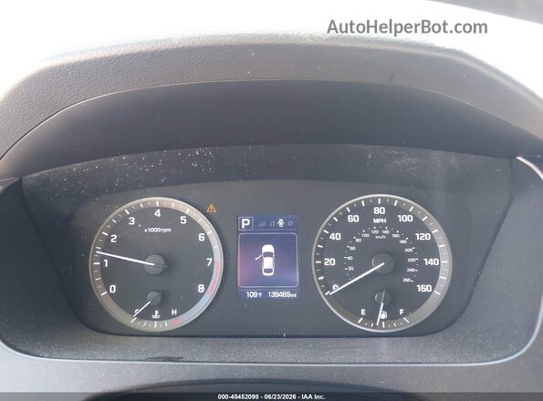 5NPE24AF1GH356433 2016 HYUNDAI SONATA Gray Հետևի նստատեղերի տեսք