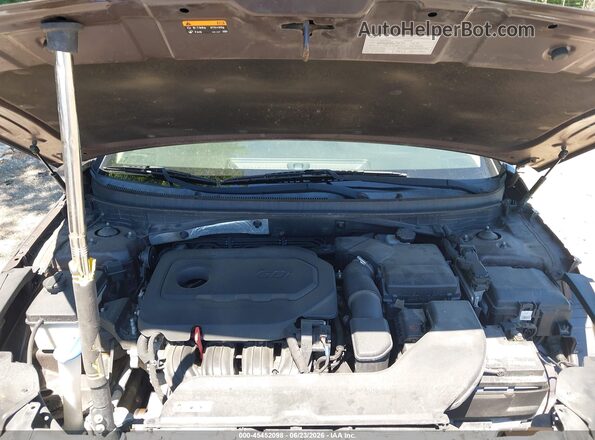 5NPE24AF1GH356433 2016 HYUNDAI SONATA Gray Հետևի տեսք