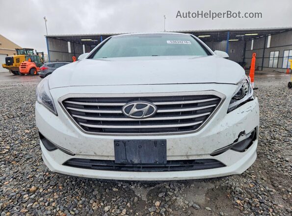 5NPE24AF1GH358358 2016 HYUNDAI SONATA White Front view
