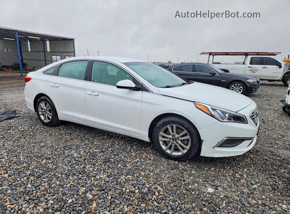 5NPE24AF1GH358358 2016 HYUNDAI SONATA White Front right