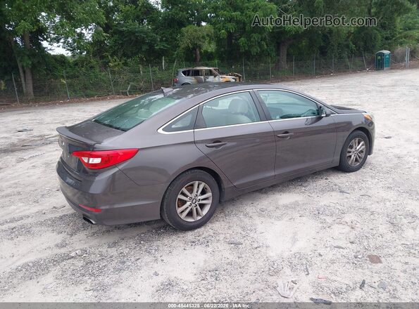 5NPE24AF1GH366024 2016 HYUNDAI SONATA Gray Հետևի աջ