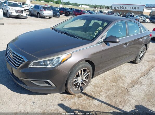 5NPE24AF1GH392686 2016 HYUNDAI SONATA Brown 