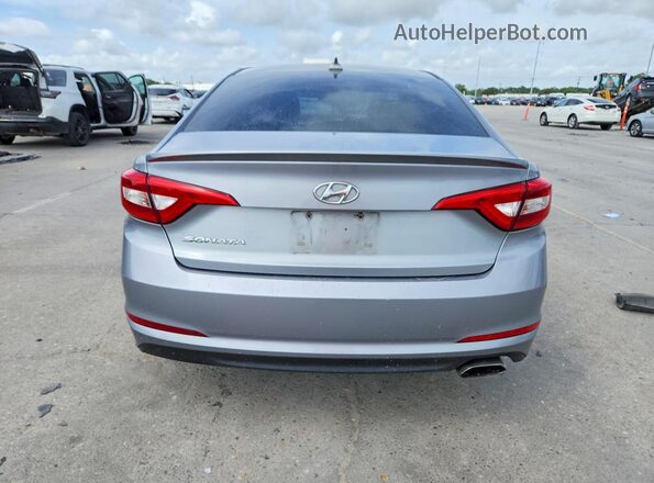 5NPE24AF1HH462205 2017 HYUNDAI SONATA Silver უკანა ხედი