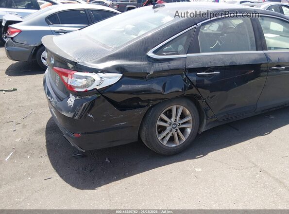 5NPE24AF1HH477836 2017 HYUNDAI SONATA Black Front view