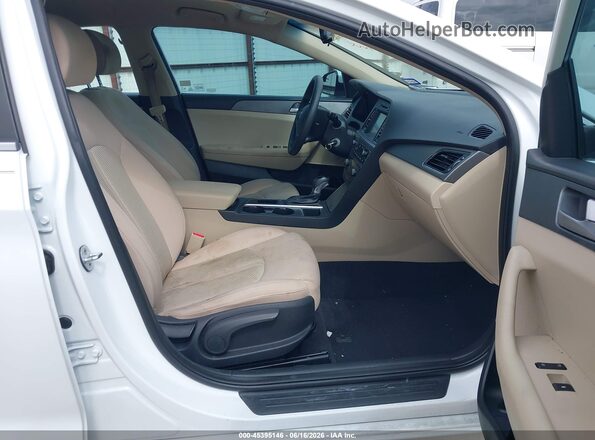 5NPE24AF1HH484186 2017 HYUNDAI SONATA White 