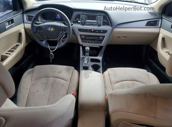 5NPE24AF1HH504260 2017 HYUNDAI SONATA Brown 
