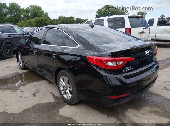 5NPE24AF1HH510656 2017 HYUNDAI SONATA Black Задня ліва чверть