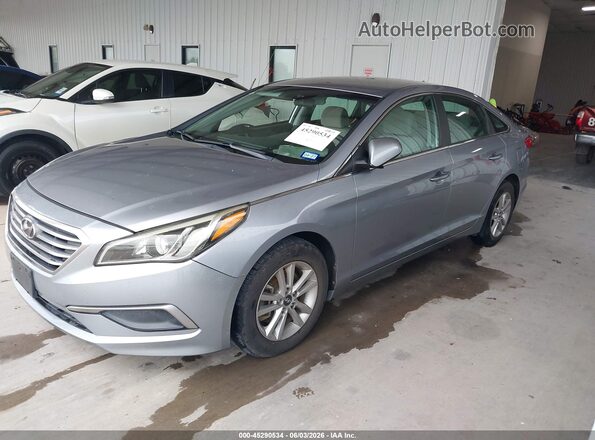 5NPE24AF1HH522970 2017 HYUNDAI SONATA Silver Front left