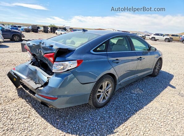 5NPE24AF1HH531149 2017 HYUNDAI SONATA Blue Rear right
