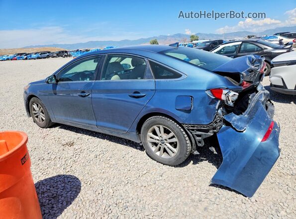 5NPE24AF1HH531149 2017 HYUNDAI SONATA Blue Rear left