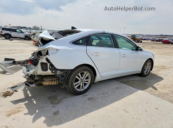 5NPE24AF1HH531877 2017 HYUNDAI SONATA White Задня права чверть