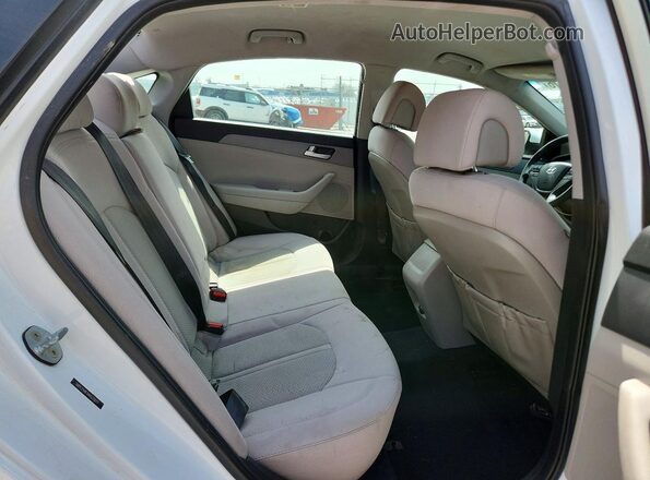 5NPE24AF1HH531877 2017 HYUNDAI SONATA White Вид задніх сидінь