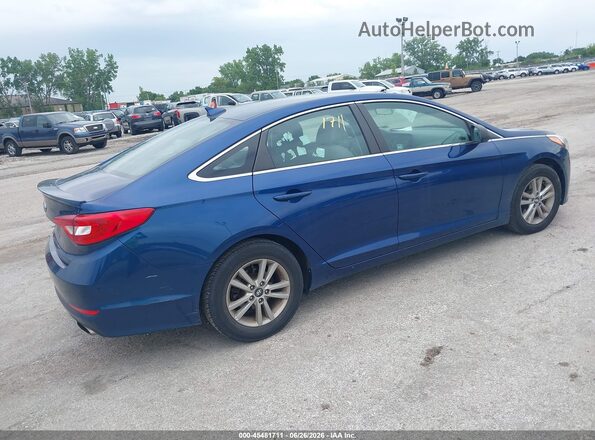 5NPE24AF1HH532690 2017 HYUNDAI SONATA Blue Rear right
