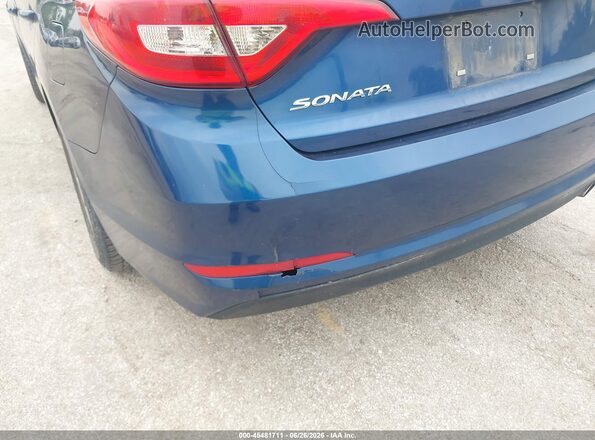 5NPE24AF1HH532690 2017 HYUNDAI SONATA Blue Front view