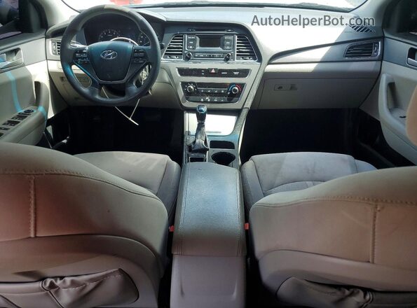 5NPE24AF1HH534214 2017 HYUNDAI SONATA Серый 