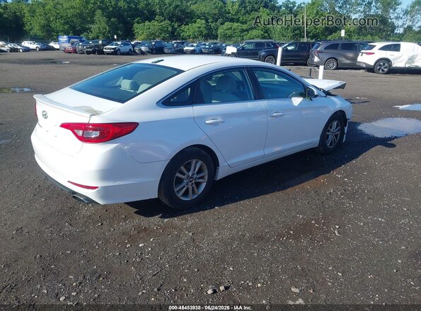 5NPE24AF1HH548520 2017 HYUNDAI SONATA White Tył prawy