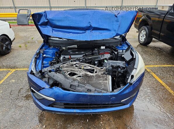 5NPE24AF1HH557539 2017 HYUNDAI SONATA Blue Вид спереду