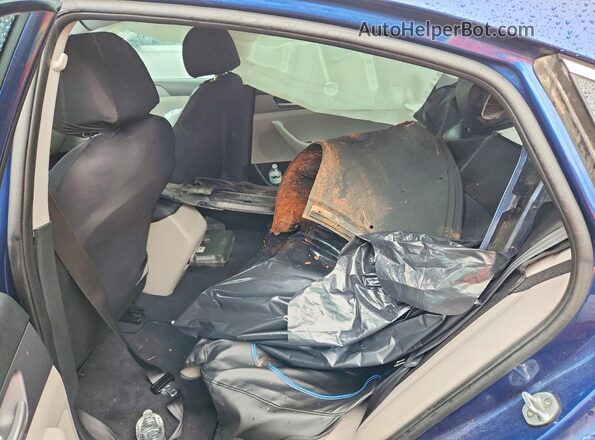 5NPE24AF1HH557539 2017 HYUNDAI SONATA Blue Вид задніх сидінь
