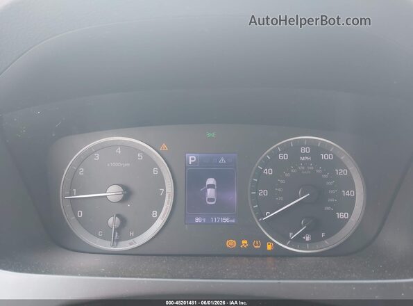 5NPE24AF1HH566421 2017 HYUNDAI SONATA Серебряный Вид задних сидений