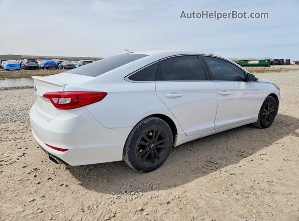 5NPE24AF1HH569805 2017 HYUNDAI SONATA Белый Задняя правая четверть