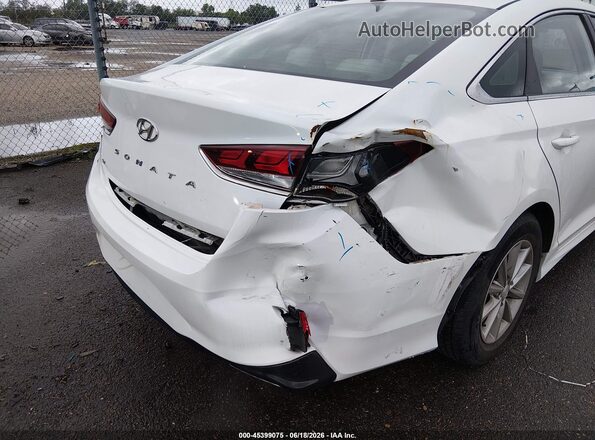 5NPE24AF1JH603828 2018 HYUNDAI SONATA White Vista frontal
