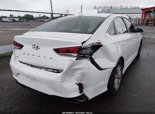 5NPE24AF1JH603828 2018 HYUNDAI SONATA White Trasero derecho