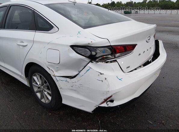 5NPE24AF1JH603828 2018 HYUNDAI SONATA White 