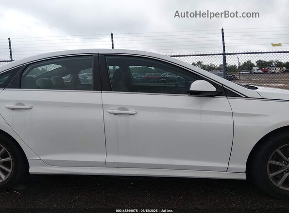5NPE24AF1JH603828 2018 HYUNDAI SONATA White Vista interior trasera