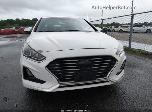 5NPE24AF1JH603828 2018 HYUNDAI SONATA White Vista del cuadro de instrumentos