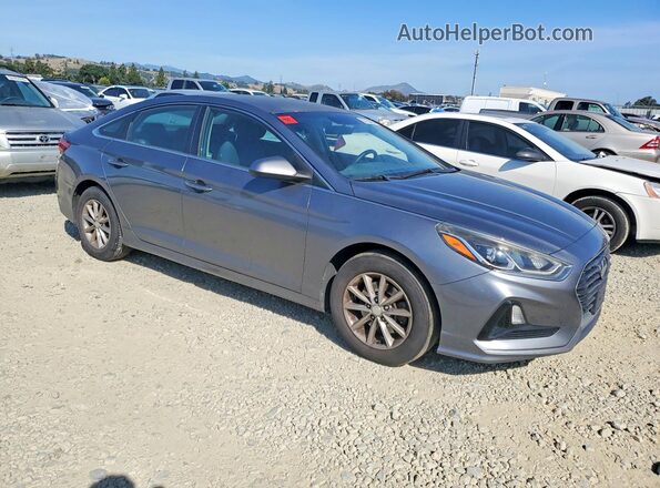 5NPE24AF1JH633024 2018 HYUNDAI SONATA Charcoal Front right
