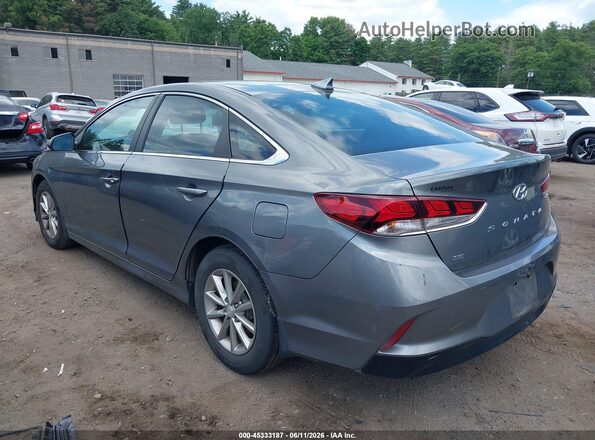 5NPE24AF1JH667531 2018 HYUNDAI SONATA Gray Rear left