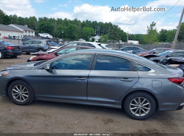5NPE24AF1JH667531 2018 HYUNDAI SONATA Gray 