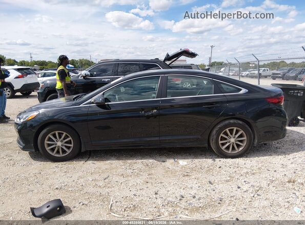 5NPE24AF1JH673443 2018 HYUNDAI SONATA Black 