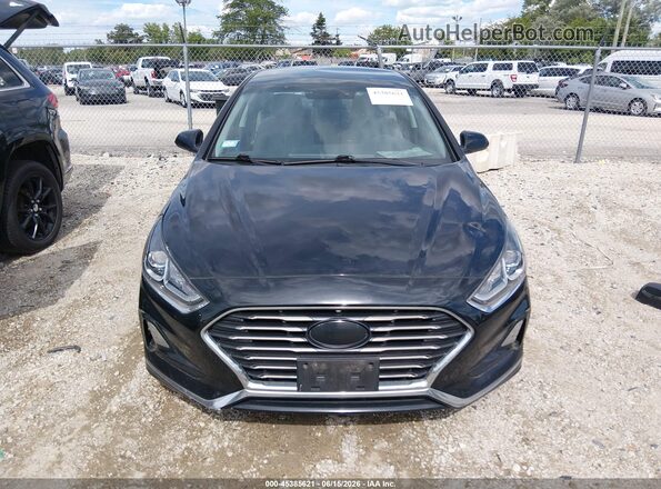 5NPE24AF1JH673443 2018 HYUNDAI SONATA Black უკანა სალონის ხედი