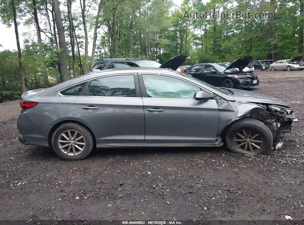 5NPE24AF1JH680800 2018 HYUNDAI SONATA Gray Սալոնի 360 աստիճան տեսք
