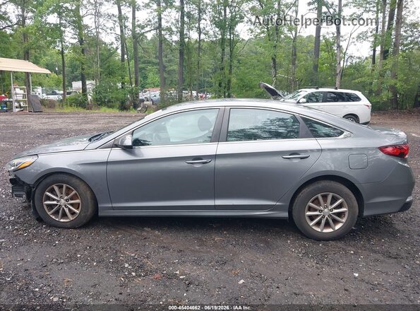 5NPE24AF1JH680800 2018 HYUNDAI SONATA Gray 