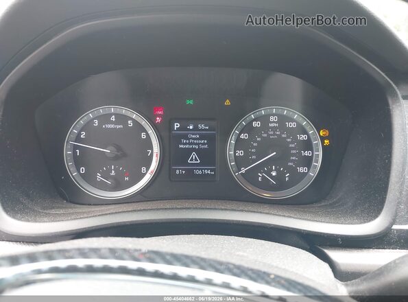 5NPE24AF1JH680800 2018 HYUNDAI SONATA Gray Հետևի նստատեղերի տեսք