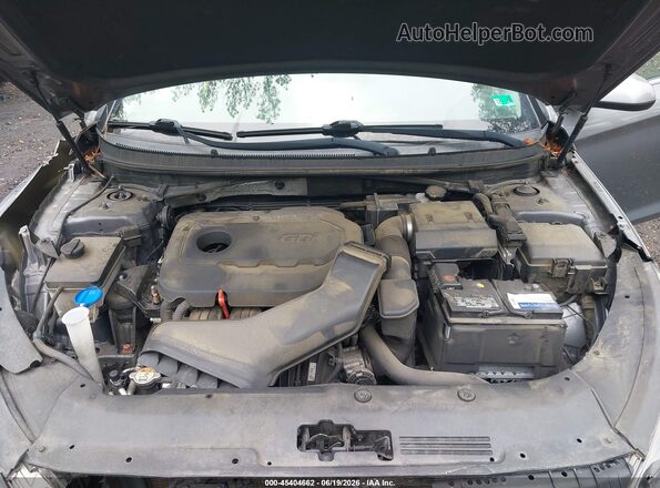 5NPE24AF1JH680800 2018 HYUNDAI SONATA Gray Հետևի տեսք