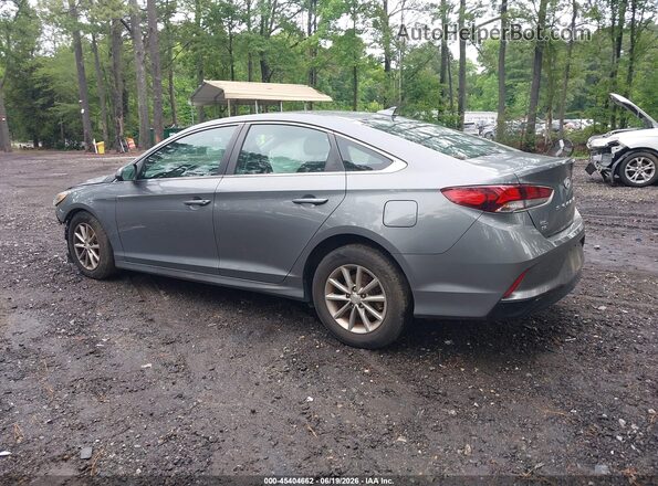 5NPE24AF1JH680800 2018 HYUNDAI SONATA Gray Հետևի ձախ