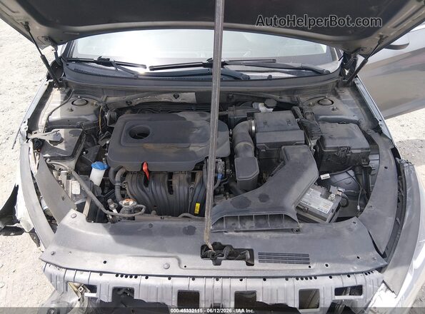 5NPE24AF1JH683325 2018 HYUNDAI SONATA Gray Widok z tyłu