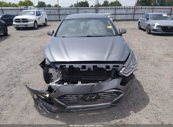 5NPE24AF1JH683325 2018 HYUNDAI SONATA Gray Widok zestawu wskaźników