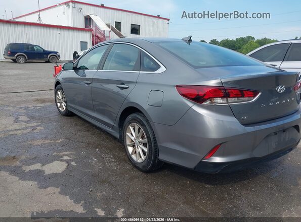 5NPE24AF1JH725475 2018 HYUNDAI SONATA Gray უკანა მარცხენა