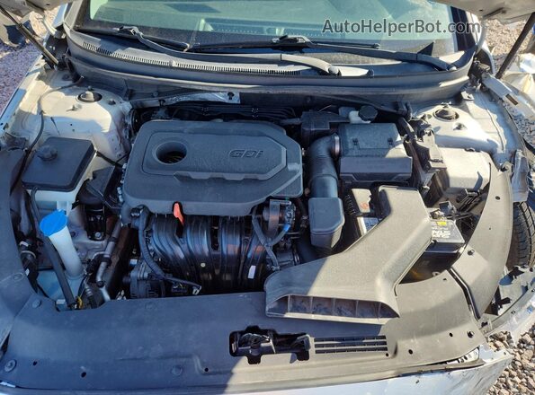 5NPE24AF1KH736509 2019 HYUNDAI SONATA Silver Vista interior trasera