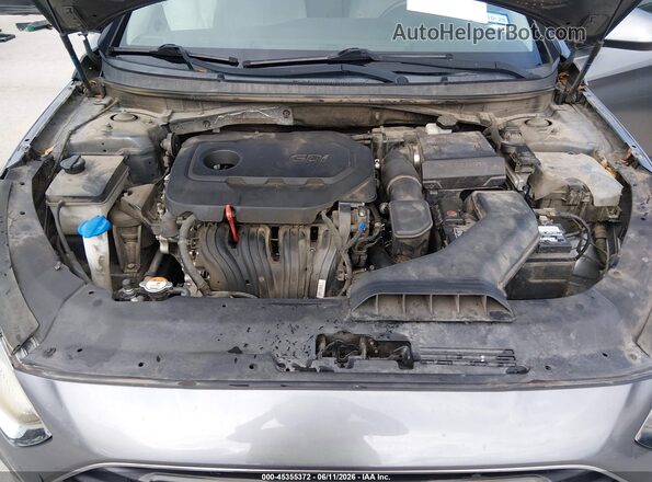 5NPE24AF1KH771499 2019 HYUNDAI SONATA Серый Вид сзади