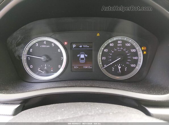 5NPE24AF1KH771499 2019 HYUNDAI SONATA Серый Вид задних сидений