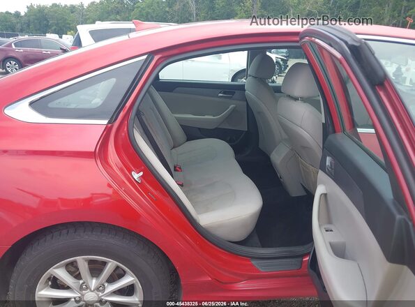 5NPE24AF1KH772474 2019 HYUNDAI SONATA Красный Вид наклейки с VIN-кодом