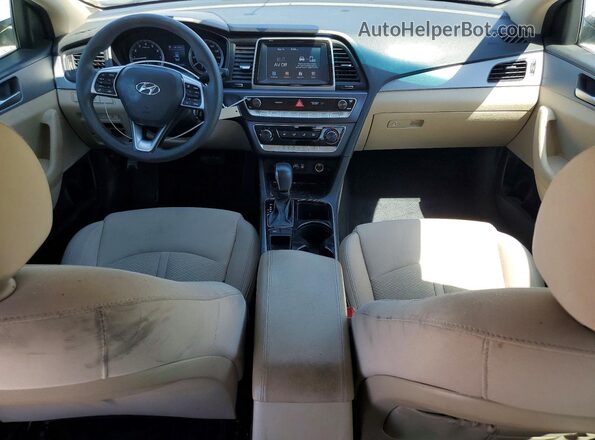 5NPE24AF1KH801729 2019 HYUNDAI SONATA White 