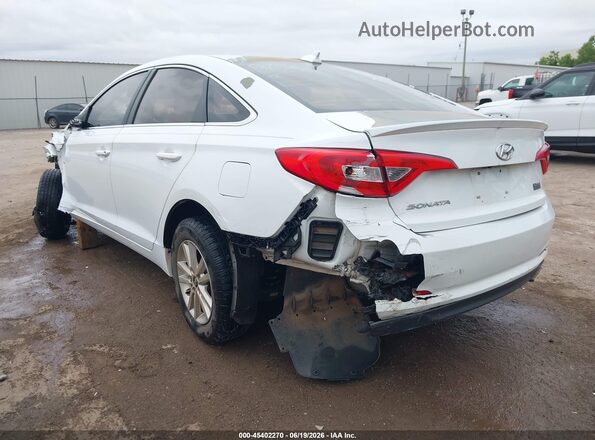 5NPE24AF2GH274176 2016 HYUNDAI SONATA Белый Задняя левая четверть