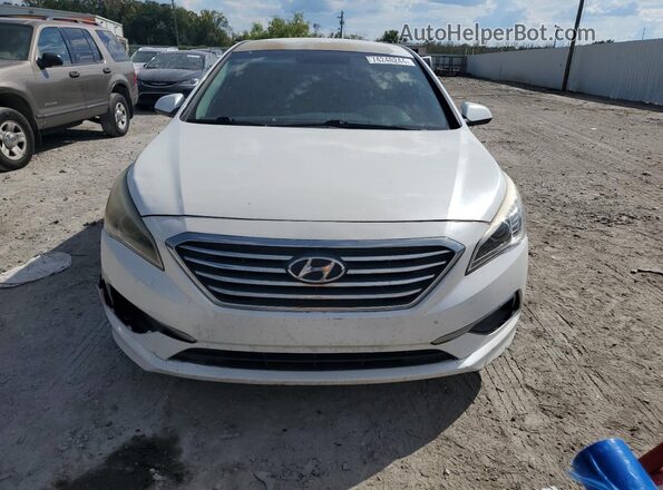 5NPE24AF2GH297392 2016 HYUNDAI SONATA White წინა ხედი